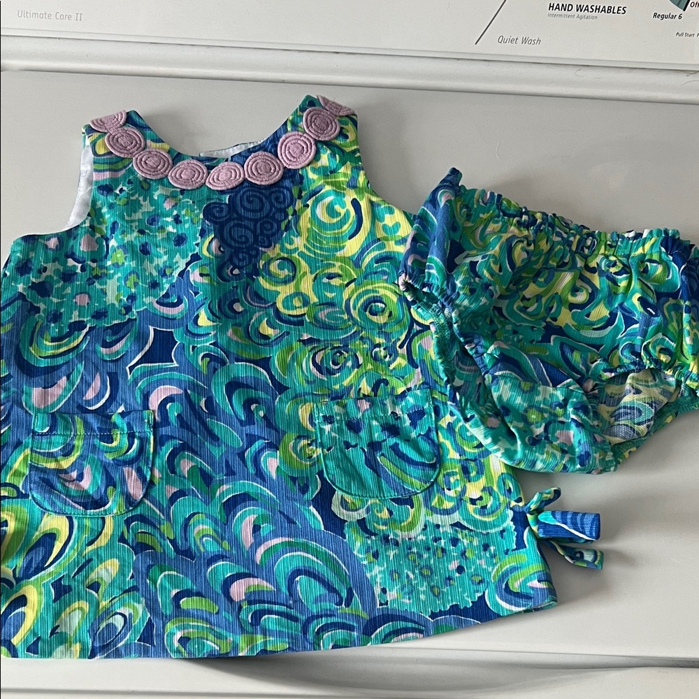 Lily Pulitzer Baby Dress and Bloomers - size 12-18 months
